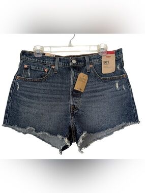 NWT Levi's 501 Original Cutoff Shorts Size 31 Button Fly High Rise